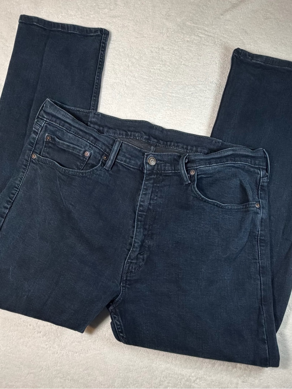 Men's 505 Levi’s Classic Dark Wash Blue Jeans 38 30